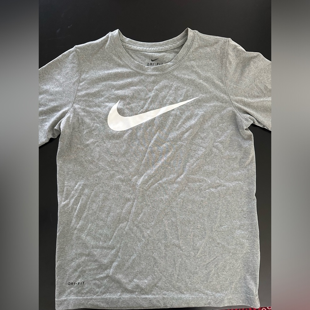 Nike kids Gray Dri-FIT T-Shirt